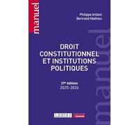 Droit constitutionnel et institutions politiques (2025-2026)