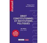 Droit constitutionnel et institutions politiques: À jour des élections législatives de juillet 2024 (2024-2025)