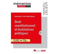 Droit Constitutionnel Et Institutions Politiques - Edition 2023-2024