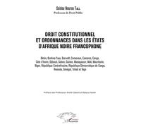Droit constitutionnel et ordonnance dans les États d'Afrique noire francophone