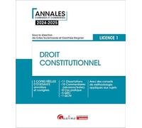 Droit constitutionnel - L1: 3 copies réelles d'étudiants annotées et corrigées-11 Dissertations-10 Commentaires-8 Cas pratiques-5 QRC-1 QCM. Des conseils de méthodologie appliquées aux sujets