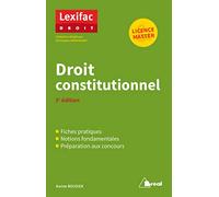 Droit constitutionnel: Licence Master