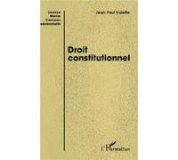 Droit constitutionnel Licence, master, concours administratifs - Jean-Paul Valette - L'harmattan - broché - Scolaire / Universitaire