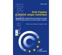 Droit d'auteur et marché unique numérique Recherche d'un modèle efficace de protection au prisme du droit de communication au public français et égyptien - Zyad Loutfi - L'harmattan - broché - Etude