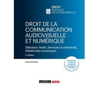 Droit de la communication audiovisuelle et numérique Télévision, Radio, Services à la demande, Plateformes numériques. À jour du DSA, du règlement sur la liberté des médias et de la loi SREN - Pascal 