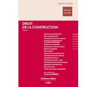 Droit de la construction 2026/2027. 8e éd.
