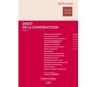Droit de la construction 2026/2027 8ème édition - Charles Gijsbers - Dalloz - relié - Etude