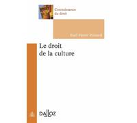 Droit de la culture - Karl-Henri Voizard - Dalloz - broché - Etude