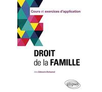 Droit de la famille: Cours et exercices d'application