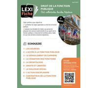 Droit de la fonction publique: États, collectivités locales, hôpitaux