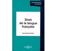 Droit de la langue française
