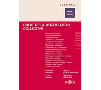 Droit de la négociation collective 2022/2023