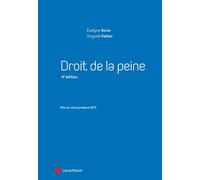 Droit de la peine - Virginie Peltier - LexisNexis - broché - Etude