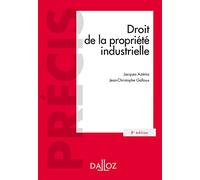 Droit de la propriété industrielle. 8e éd.