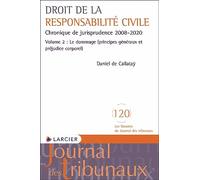 Droit de la responsabilité civile - Chronique de jurisprudence 2008-2020 - Volume 2 (2)