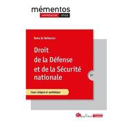 Droit De La Sécurité Intérieure Et De La Défense