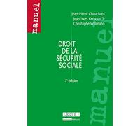 Droit de la sécurité sociale, 7ème Ed.