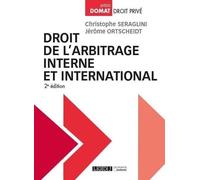 Droit De L'arbitrage Interne Et International