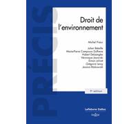Droit de l'environnement 9ed 9ème édition - Michel Prieur - Dalloz - broché - Etude