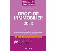 Droit de l'immobilier 2023 (2023)