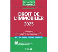 Droit de l'immobilier 2025