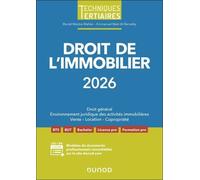 Droit De L'immobilier - Edition 2026
