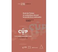 Droit de l'Union et contentieux devant les juridictions nationales - Paul Nihoul - Anthemis - broché - Etude