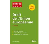 Droit de l'Union européenne: 2e édition.Licence & Master
