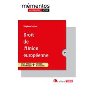 Droit de l'Union européenne Pour connaître le Droit de l'Union européenne applicable en 2025 - Stéphane Leclerc - Gualino Eds - broché - Etude
