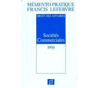 Droit Des Affaires, 1998 - Sociétés Commerciales