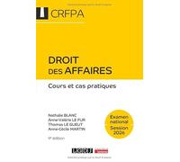 Droit des affaires - CRFPA - Examen national Session 2026: Cours et cas pratiques (2026)