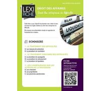 Droit des affaires: Droit des entreprises en difficulté