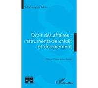 Droit des affaires : Instruments de crédit et de paiement – L'Harmattan