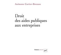 Droit Des Aides Publiques Aux Entreprises