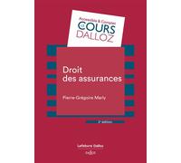 Droit des assurances 2nde édition - Pierre-Grégoire Marly - Dalloz - broché - Etude