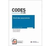 Droit Des Assurances - A Jour Au 1er Janvier 2025
