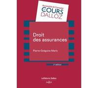 Droit des assurances Pierre-Grégoire Marly (Auteur)