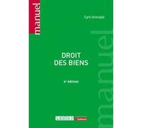 Droit des biens Cyril Grimaldi (Auteur)
