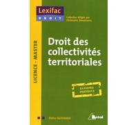 Droit Des Collectivités Territoriales