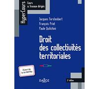 Droit des collectivités territoriales. 2e éd.