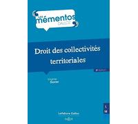 Droit des collectivités territoriales 5ed