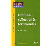 Droit des collectivités territoriales : Licence, Master