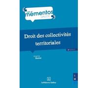 Droit Des Collectivités Territoriales - Memento Dalloz Série Droit Public 6e Édition
