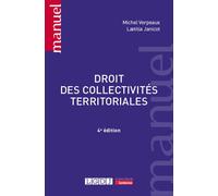 Droit des collectivités territoriales - Michel Verpeaux - Lgdj - broché - Manuel