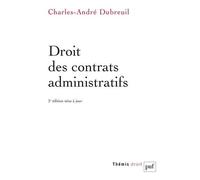 Droit des contrats administratifs