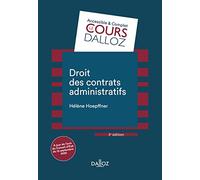 Droit des contrats administratifs
