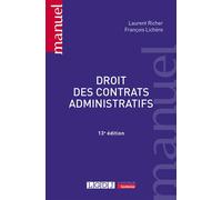 Droit des contrats administratifs - François Lichère - Lgdj - broché - Manuel