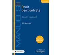 Droit des contrats Dimitri Houtcieff (Auteur), François Fourment (Collection dirigée par)