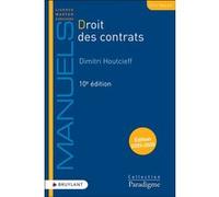 Droit des contrats Dimitri Houtcieff (Auteur), François Fourment (Collection dirigée par)