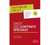 Droit des contrats spéciaux - Taklith Boudjelti - Ellipses - broché - Scolaire / Universitaire